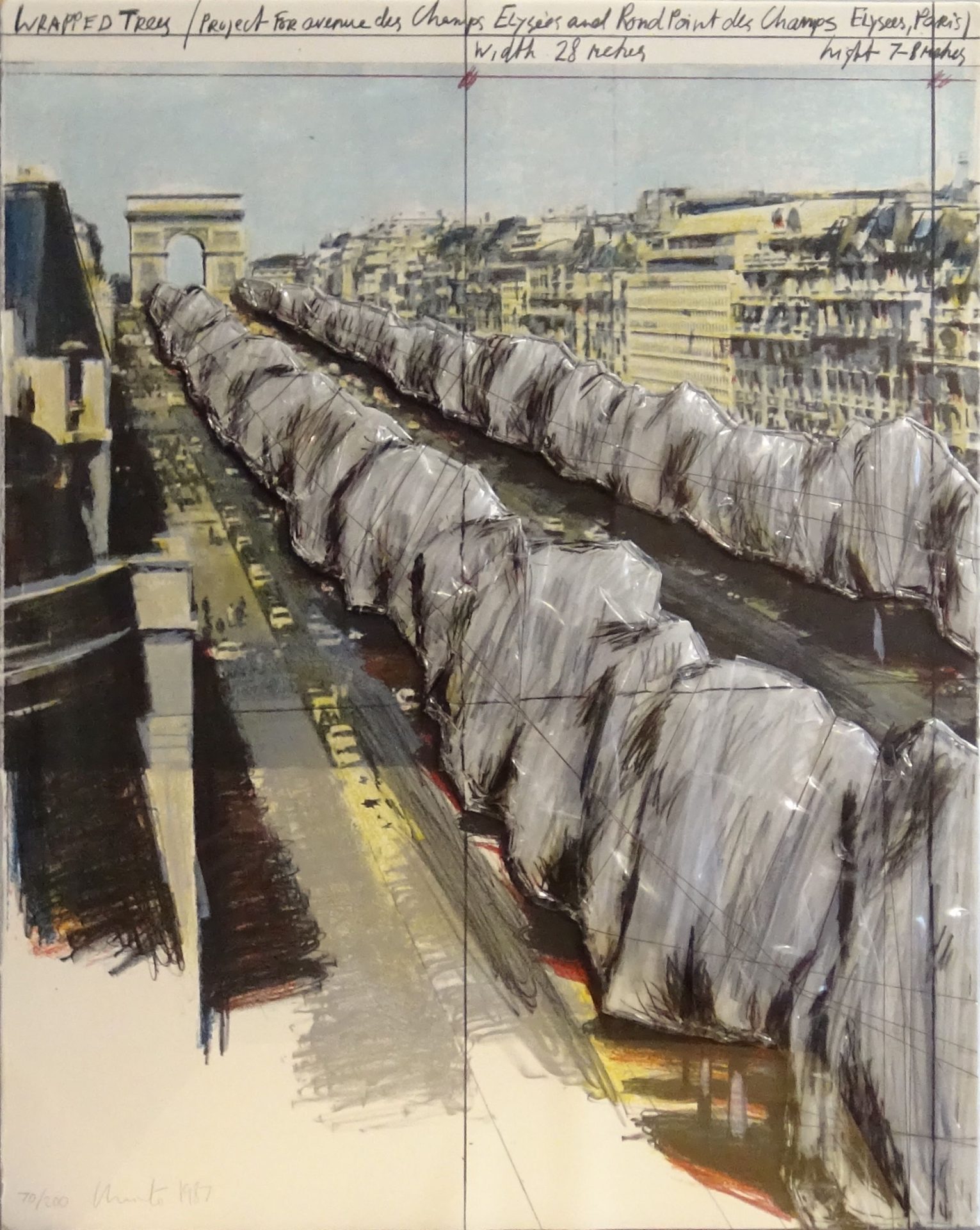 Project for Avenue des Champs Elysées and Rond Point des Champs Elysée, Paris